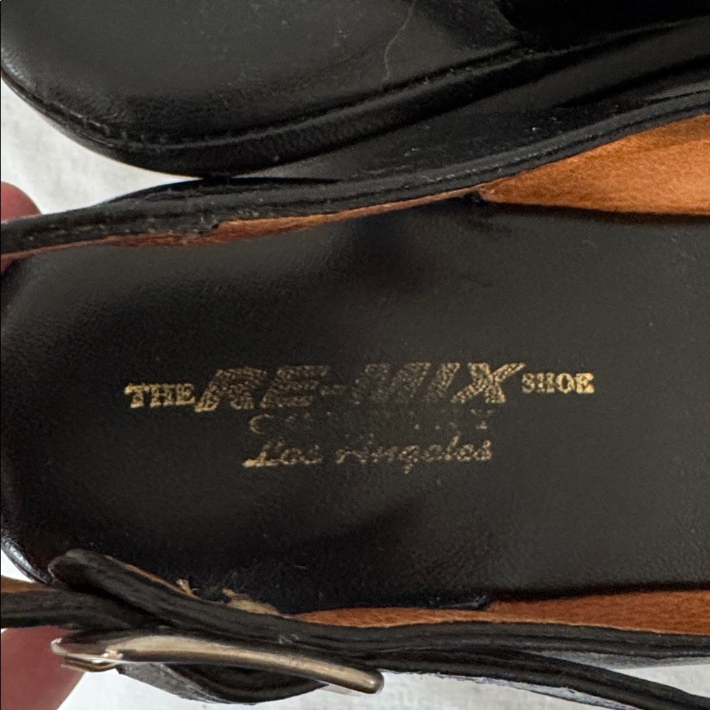 RE-MIX Black Women's Slingback Wedges
Size 9 - Picture 7 of 7